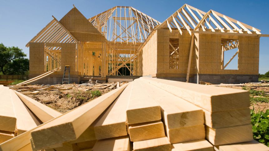 Day of open wooden buildings
